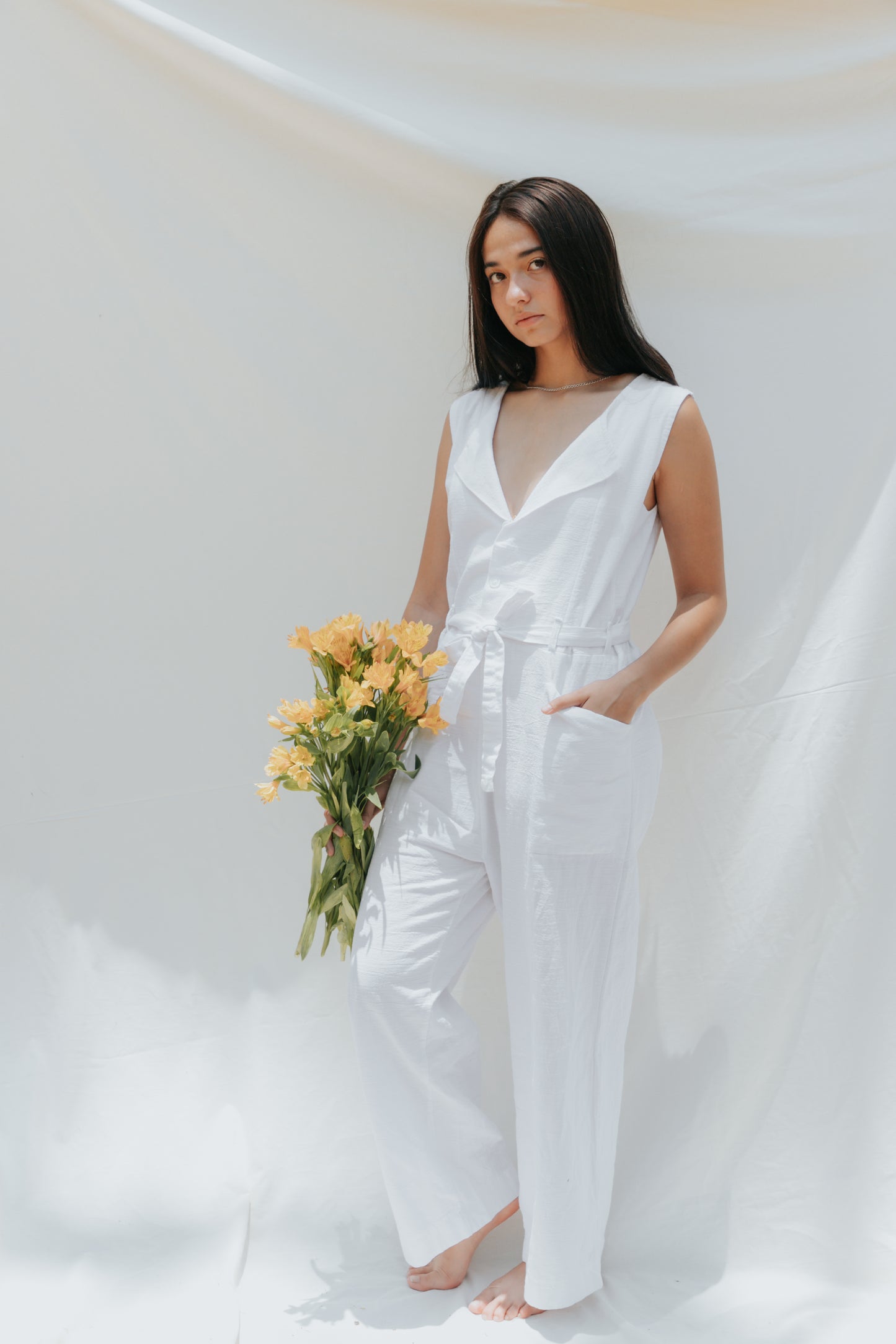 Jumpsuit Cora Blanco