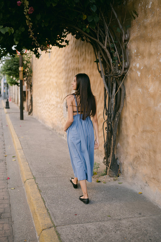 Vestido Amanda Azul