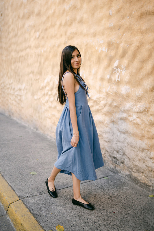 Vestido Amanda Azul